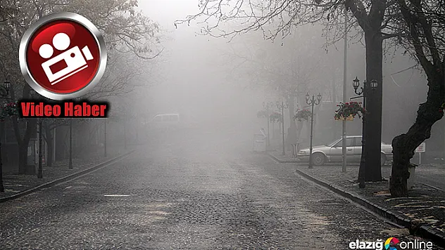 Tarihi Harput Mahallesi'nde sis etkili oldu