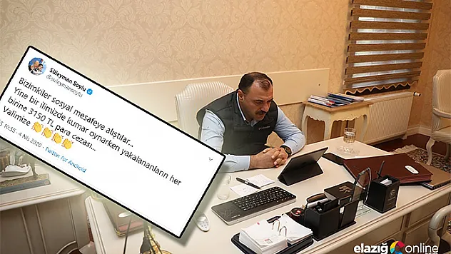 Bakan Süleyman Soylu'dan Vali Kaldırım'a Tebrik