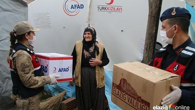 Deprem ve korona ile mücadele eden Elazığ'da yardım miktarı 521 milyona ulaştı