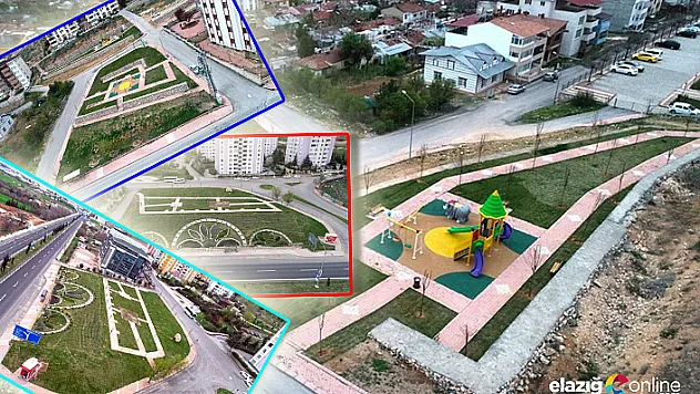Elazığ Belediyesi tarafından oluşturulan tematik parklar hizmete sunuldu