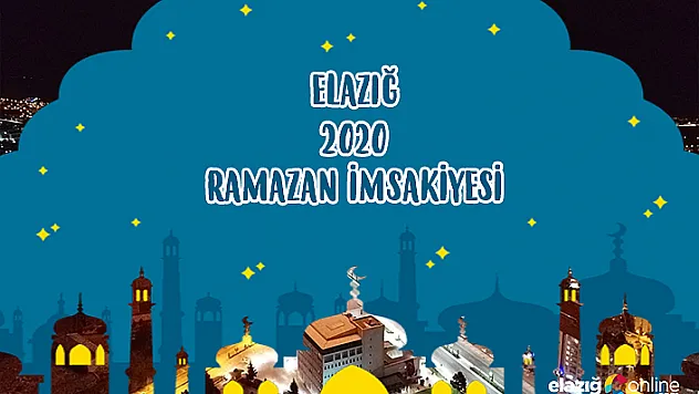 Elazığ Ramazan imsakiyesi