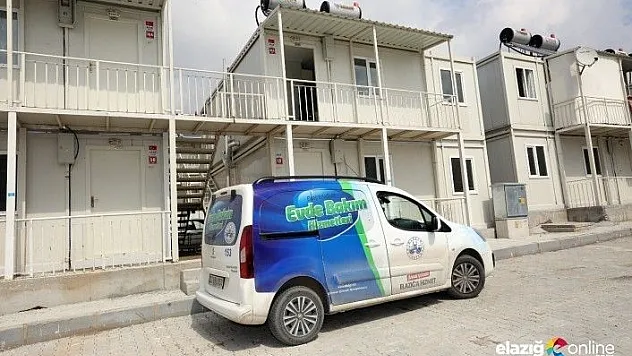 Elazığ Belediyesi yaşlı ve hastaları ihmal etmiyor