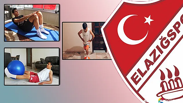 Elazığspor'un gençleri evde çalışıyor