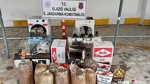 Kaçak sigara imalathanesine baskın: 2 gözaltı