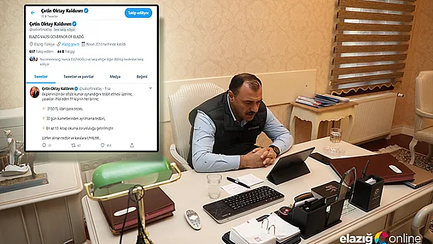 Kumar oynayanların cezasını Vali Kaldırım duyurdu!