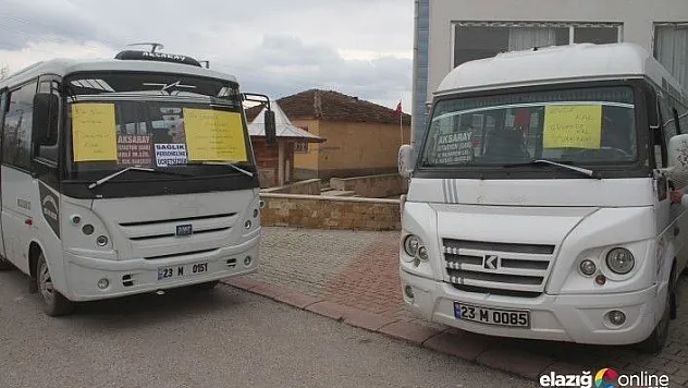 Minibüsçülerden, sağlık çalışanlarına destek