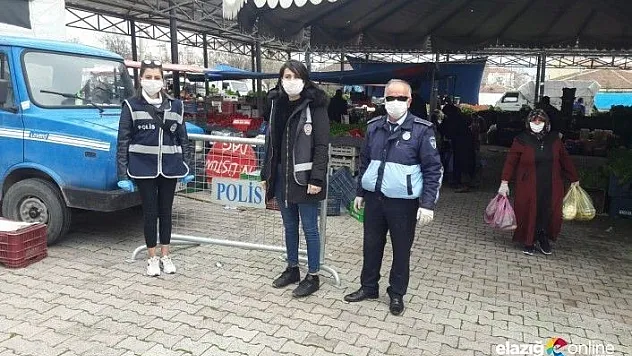 Semt pazarlarında maskesiz girişlere müsade edilmedi