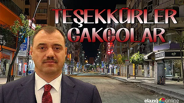 Vali Kaldırım Vatandaşlara Teşekkür Etti