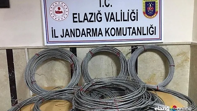 770 metrelik elektrik kablosu çalan 2 şüpheli yakalandı