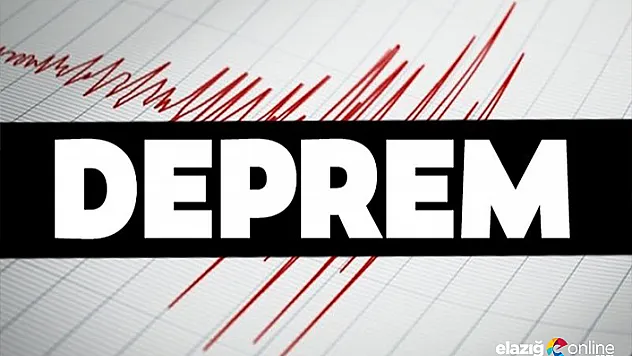 Elazığ'da 4 büyüklüğünde deprem