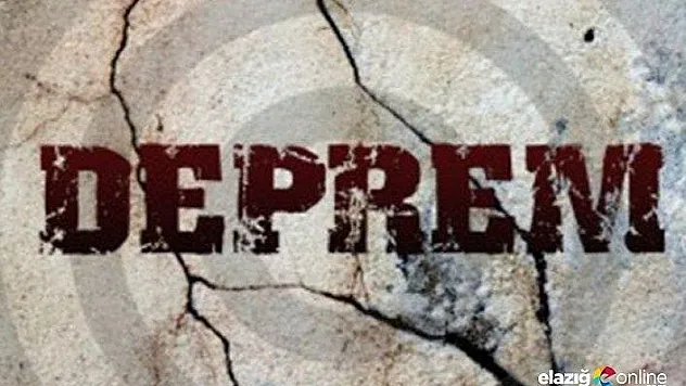 Erzincan'da meydana gelen deprem Elazığ'da da hissedildi