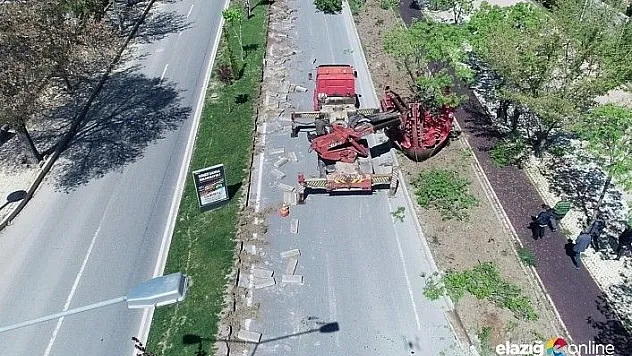 Elazığ'da yol genişletme çalışmaları başlatıldı
