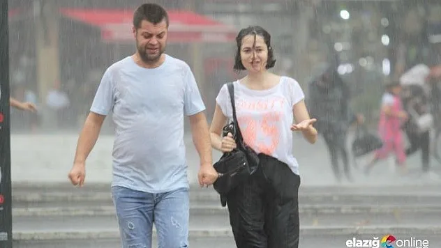 Elazığ ve Doğu Anadolu'da kuvvetli sağanak uyarısı