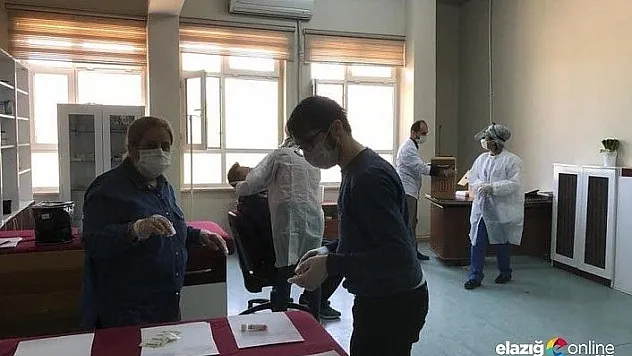 Elazığspor ekibine, Korona virüs testi yapıldı