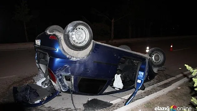 Kontrolden çıkan otomobil ağaçlara çarparak takla attı: 1 yaralı