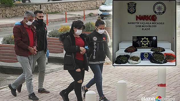 Otomobilde poşet poşet uyuşturucu ele geçirildi