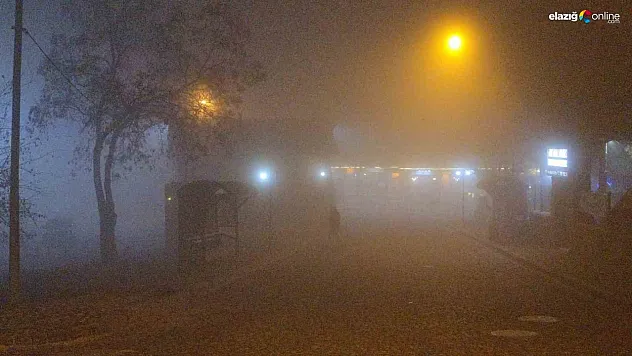 Elazığ'da Yoğun Sis Tarihi Harput Mahallesini Gizemli Bir Atmosfere Bürüdü!