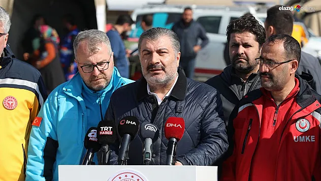 5.6 büyüklüğündeki deprem sonrası Bakan Koca açıklamalarda bulundu