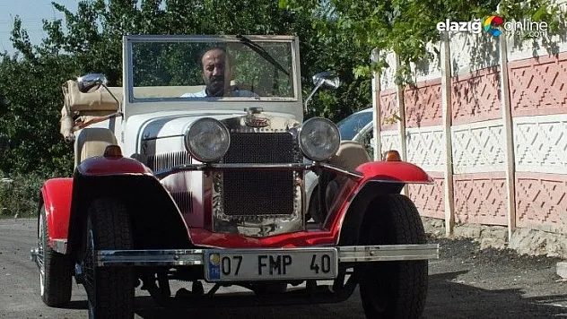 92 yaşındaki klasik aracına gözü gibi bakıyor
