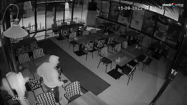 Onlar çalarken kamera kayıttaydı! Aynı gün polis yakaladı
