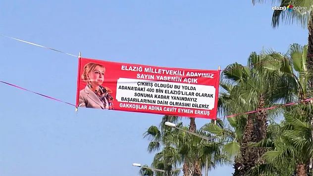 Adana'daki Elazığlılardan Bağımsız aday Prof. Dr. Yasemin Açık'a destek!