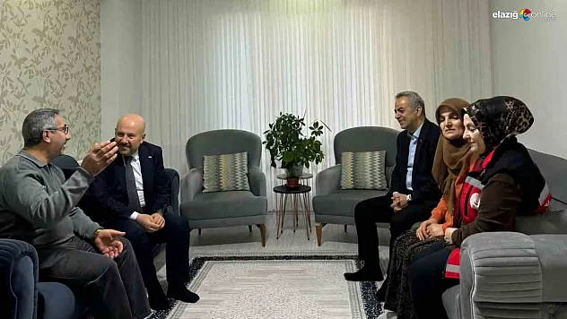 Elazığ'da Şehit Yakınları Unutulmadı! Yetkililerden Özel Ziyaret!