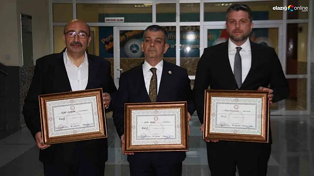 AK Parti Elazığ milletvekilleri mazbatalarını aldı