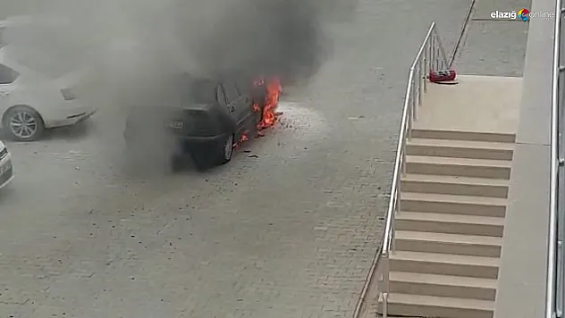 Kontağı çevirdiği anda alev alev yanmaya başladı