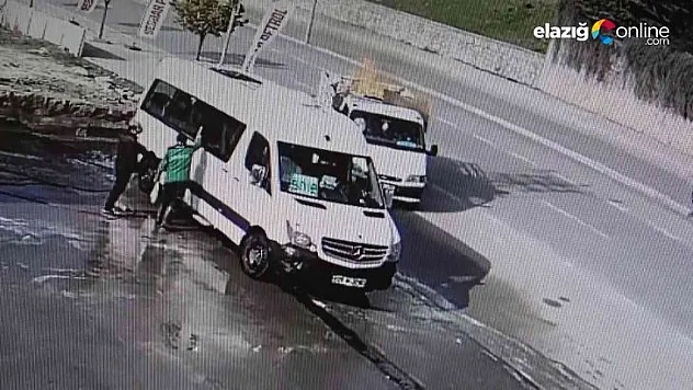 Alev alev yanan pikabı benzin istasyonuna çekerek kurtardı