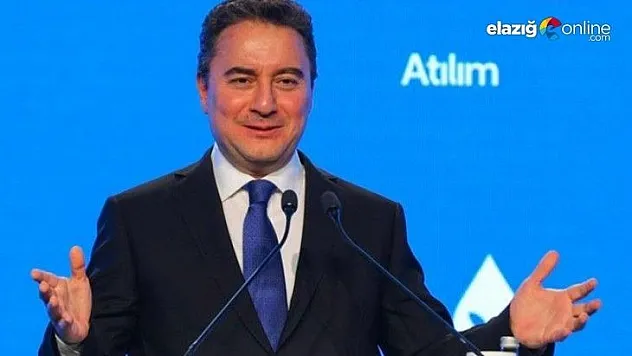 Ali Babacan Elazığ'a geliyor