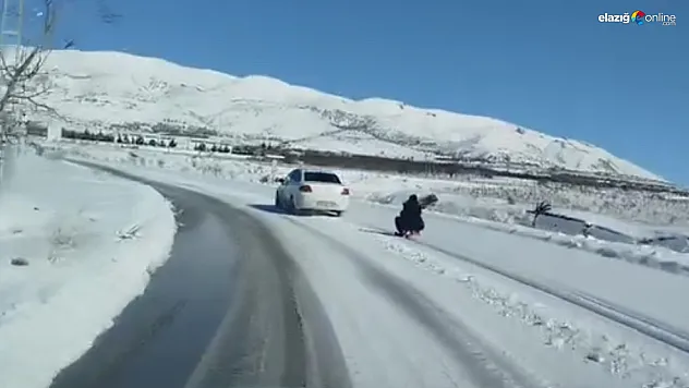 Adrenalin dediler facianın eşiğinden döndüler! Baskil'de korku dolu anlar