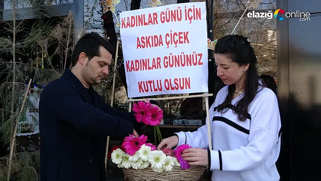 'Askıda çiçek' kampanyası gelenek haline dönüştü