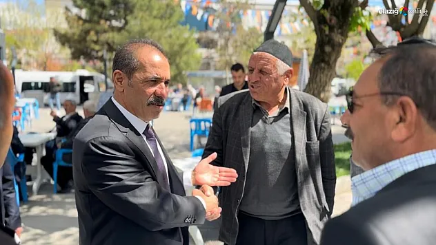 Bağımsız aday Prof. Dr. Bilal Çoban Kovancılar ve Karakoçan'da
