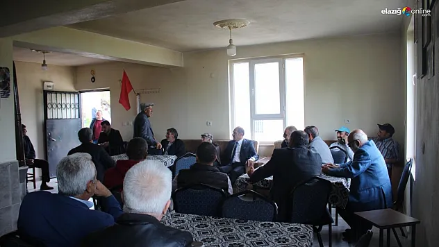 Bağımsız aday Prof. Dr. Bilal Çoban Sivrice ve Bermaz'da