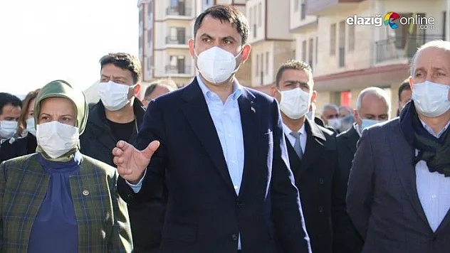 Bakan Kurum 'Elazığ'da 19 bin 500 konuttan 2 bin 500'ünü tamamladık'