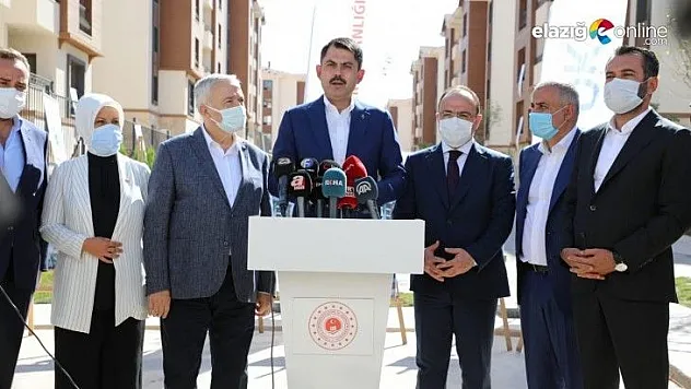 Bakan Kurum: Elazığ ve Malatya'da yapılan işlerin mali tutarı yaklaşık 7 milyar lirayı buluyor