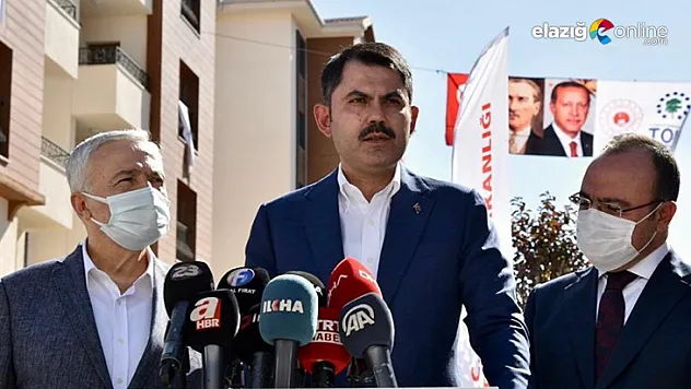 Bakan Kurum, 'Yeni Elazığ'ı hep birlikte inşa edeceğiz'