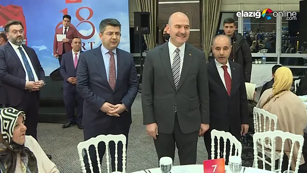 Bakan Soylu Başkent'te şehit yakınlarıyla buluştu