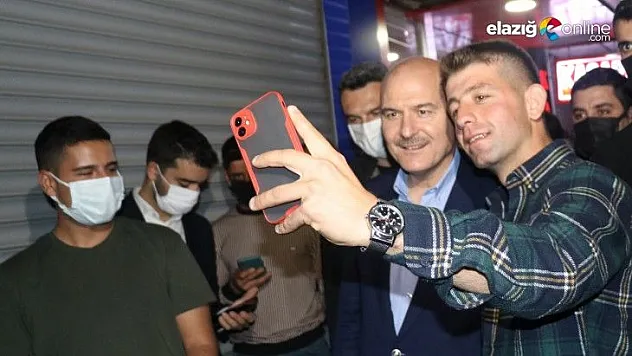 Bakan Soylu Tunceli'de esnafı ziyaret etti