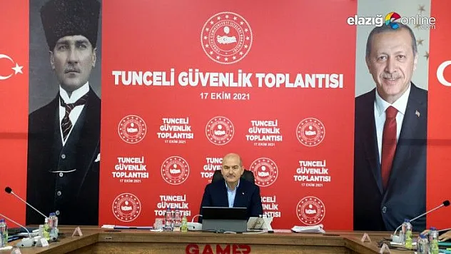 Bakan Soylu, Tunceli'de