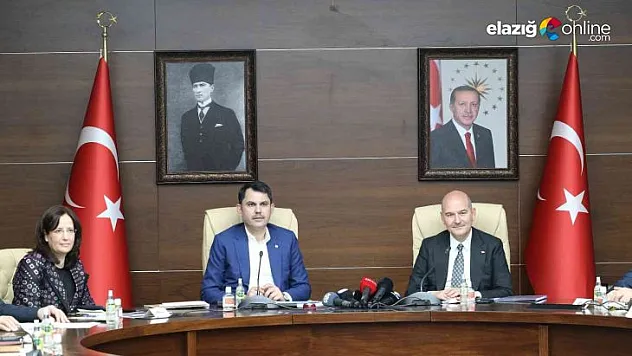 Bakan Soylu ve Kurum Elazığ'da