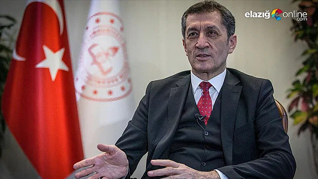 Bakan Ziya Selçuk'tan flaş yüz yüze eğitim açıklaması