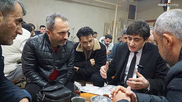 Başkan adayı Abdullah Akın'a vatandaşlardan yoğun ilgi