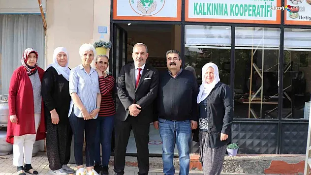 Başkan Alan Ağın'da kadınlarla bir araya geldi