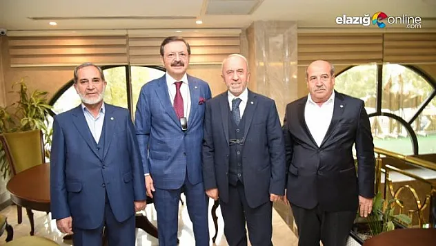 Başkan Dumandağ Elazığ'ın sorunlarını Hisarcıklıoğlu'na iletti