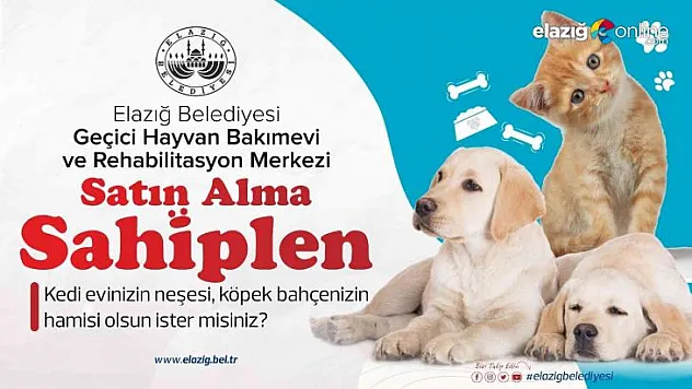 Elazığ Belediyesinden 'Satın Alma Sahiplen' kampanyası