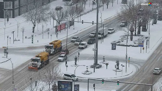 Elazığ'da kar seferberliği: 283 personel ve 76 araçla tam saha müdahale