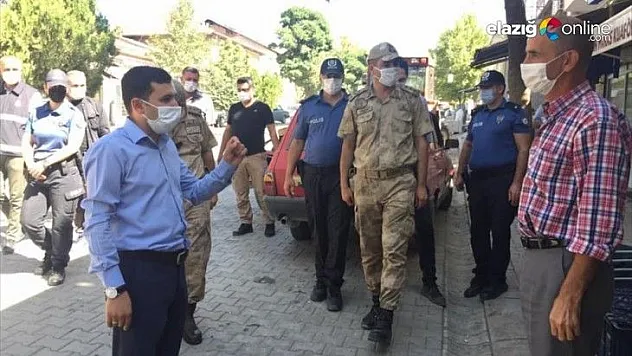 Baskil'de Covid-19 Denetimi Yapıldı