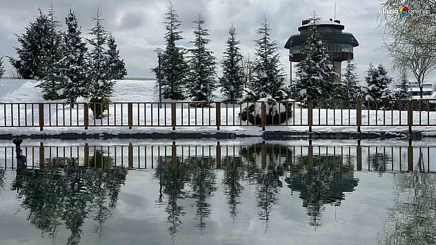 Elazığ'da Kış Masalı! Kar Yağışı Sonrası Büyüleyici Manzaralar!