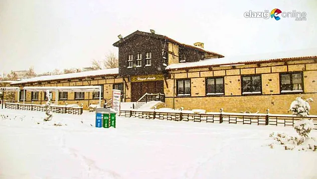 Beyaz örtü Harput'ta bir başka güzel